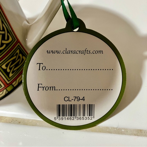 Celtic Peacock Mug, Bone China, Clara Crafts - NWT - Picture 5 of 7